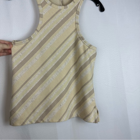 Free People Ivory Sidelines Racerback Tank Top - Picture 3 of 6